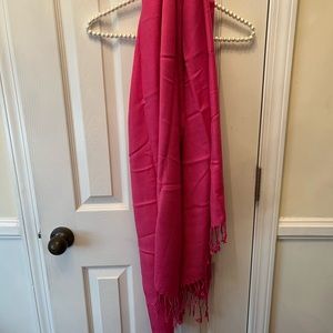 Very long Pink Pashmina scarf